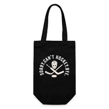 Tut mir leid, dass ich Hockey Bye Hockey Lover nicht sehen kann - Geschenkbeutel für Flaschen - Schwarz - Vorne