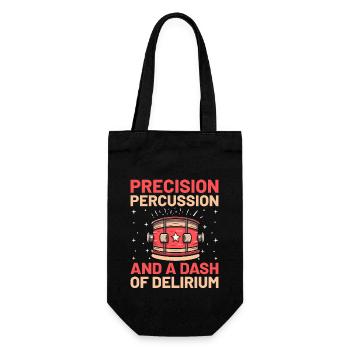 Drum Corps Marching Band Drum Corp Music Percussio - Gift Bag for Bottles - black - Front