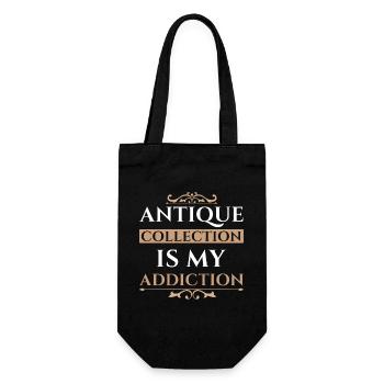 Antique Collector Enthusiast - Celebrate Your - Gift Bag for Bottles - black - Front