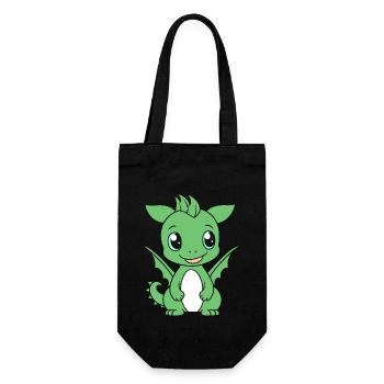 Baby Dragon - Gift Bag for Bottles - black - Front