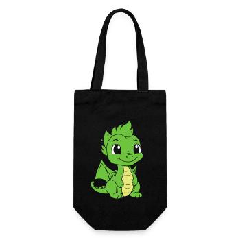 Baby Dragon - Gift Bag for Bottles - black - Front