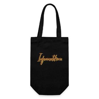 Programmierer Abschluss-Geschenk Informatikerin - Geschenkbeutel für Flaschen - Schwarz - Vorne