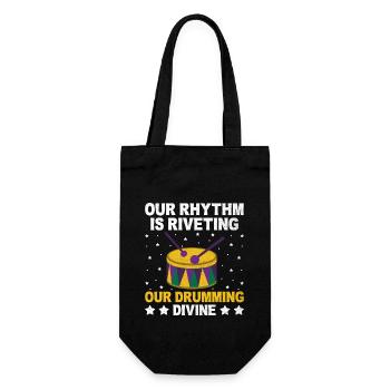 Drum Corps Marching Band Drum Corp Music Percussio - Geschenkbeutel für Flaschen - Schwarz - Vorne