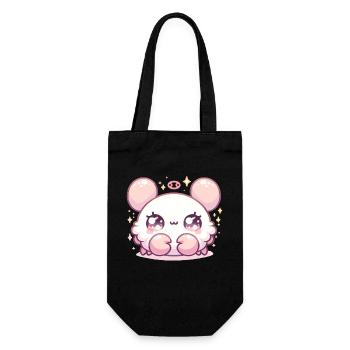 Krebs Sternzeichen Kawaii Charakter Astrologie Geschenk - Geschenkbeutel für Flaschen - Schwarz - Vorne