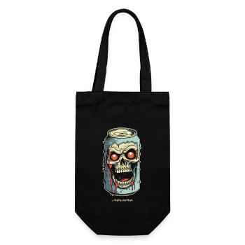 The Horror Skull Soda Can - Gift Bag for Bottles - black - Front