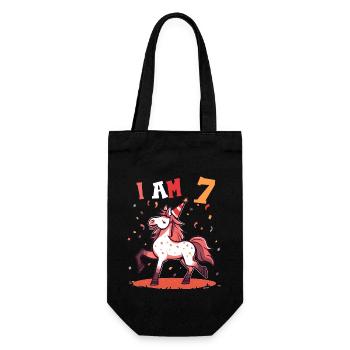 J'ai 7 ans Chevaux Cheval 7ème anniversaire - Sac à bouteille - noir - Devant