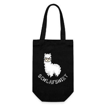 Chemise de nuit alpagas lama dormant mignon animaux icône - Sac à bouteille - noir - Devant