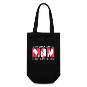 Amateur de crème glacée Maman L’idole L’amateur de bonbons - Sac à bouteille - noir - Devant
