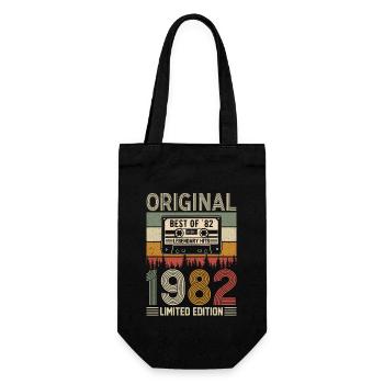 1982 42 ans de légende - Sac à bouteille - noir - Devant