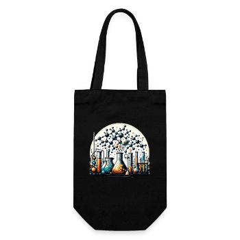 Organic Chemistry, Chemistry Students, Chemistry - Gift Bag for Bottles - black - Front