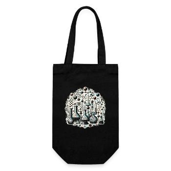 Organic Chemistry, Chemistry Students, Chemistry - Gift Bag for Bottles - black - Front