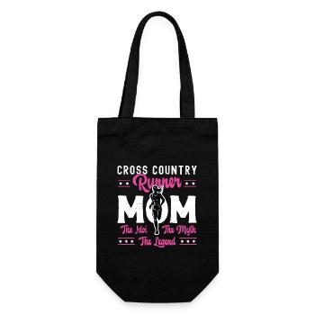 Maman coureuse de cross-country L’idole aime courir - Sac à bouteille - noir - Devant