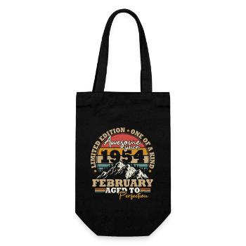 Février 1954 Vintage Cadeau D’anniversaire 50 Ans - Sac à bouteille - noir - Devant