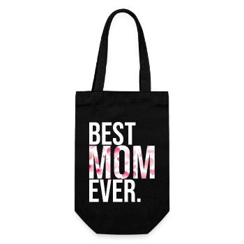Mom Gift Mother's Day Birthday Mom - Gift Bag for Bottles - black - Front