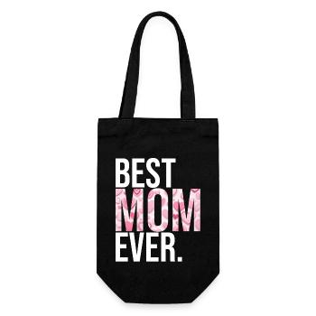 Mom Gift Mother's Day Birthday Mom - Gift Bag for Bottles - black - Front