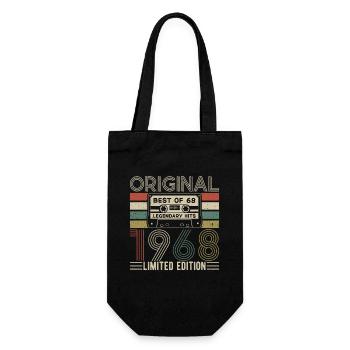 Vintage 1968 Legends - Gift Bag for Bottles - black - Front