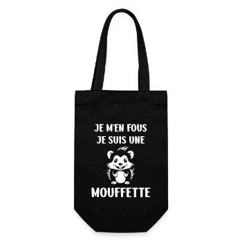 Humour Mouffette - Sac à bouteille - noir - Devant