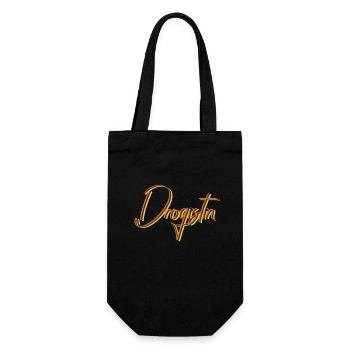 Apotheker Abschluss-Geschenk Drogistin - Geschenkbeutel für Flaschen - Schwarz - Vorne