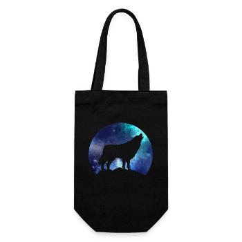 Cadeau de loup - Sac à bouteille - noir - Devant