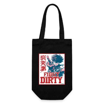Anime Martial Arts: Fight Dirty - Gift Bag for Bottles - black - Front