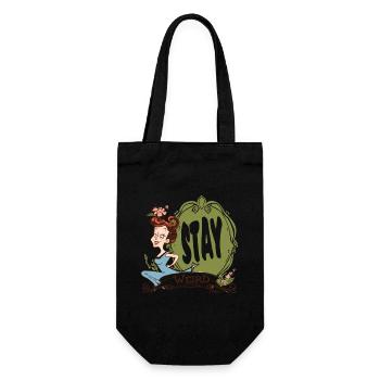 Reste étrange, femme au foyer - Sac à bouteille - noir - Devant