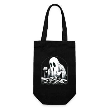 Puzzle Lover Jigzaw Puzzle Board Game Puzzler - Gift Bag for Bottles - black - Front