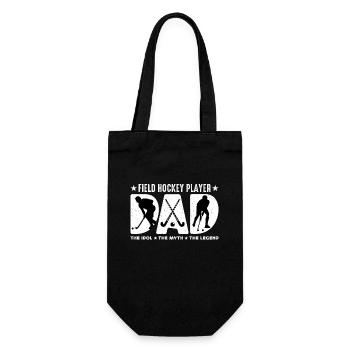 Field Hockey Player Dad The Idol The Hockey Goalie - Gift Bag for Bottles - black - Front