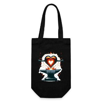 Blacksmith Metalworker Bladesmith Metal - Gift Bag for Bottles - black - Front
