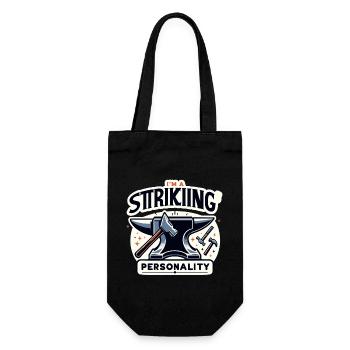 Blacksmith Metalworker Bladesmith Metal - Gift Bag for Bottles - black - Front