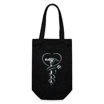 Blacksmith Metalworker Bladesmith Metal - Gift Bag for Bottles - black - Front
