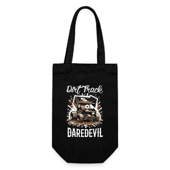 Sprint Car Mom Dirt Track Racing Race Day - Gift Bag for Bottles - black - Front