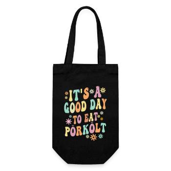 hungarianIt's a good day to eat pörkölt - Gift Bag for Bottles - black - Front