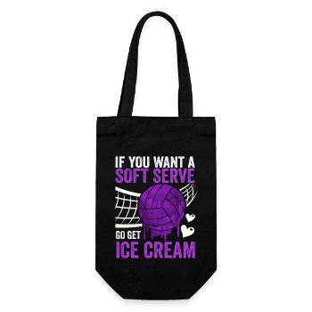 Si vous voulez une portion molle, procurez-vous de la crème glacée - Sac à bouteille - noir - Devant