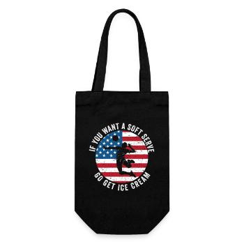 Si vous voulez une portion molle, procurez-vous de la crème glacée - Sac à bouteille - noir - Devant