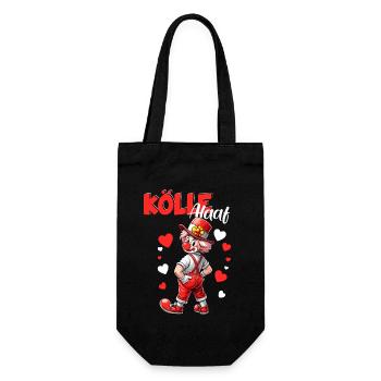 Cologne Kölle Alaaf Carnival Clown Rut Wiess Costume - Gift Bag for Bottles - black - Front