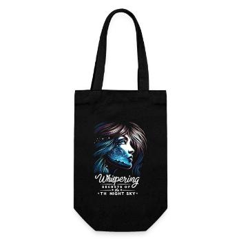 Astrophotography Astronomy Space Camera - Gift Bag for Bottles - black - Front