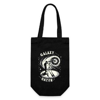 Astrophotography Astronomy Space Camera - Gift Bag for Bottles - black - Front