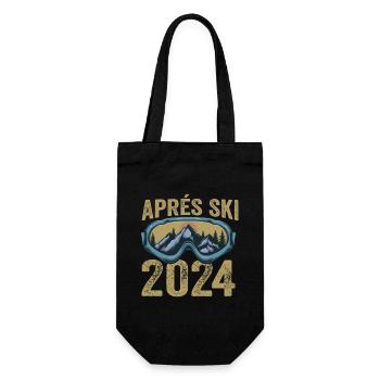 Happy Ski Team Adventure - Gift Bag for Bottles - black - Front