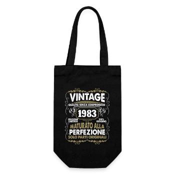 Né en 1983 Date de naissance 1983 Millésime 1983 - Sac à bouteille - noir - Devant