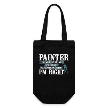 House Painter Decorator Painter - Geschenkbeutel für Flaschen - Schwarz - Vorne
