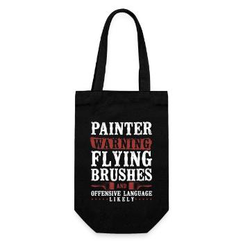 House Painter Decorator Painter - Geschenkbeutel für Flaschen - Schwarz - Vorne