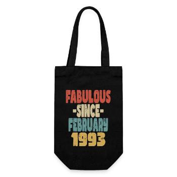 Fabuleux Février 1993 - Sac à bouteille - noir - Devant