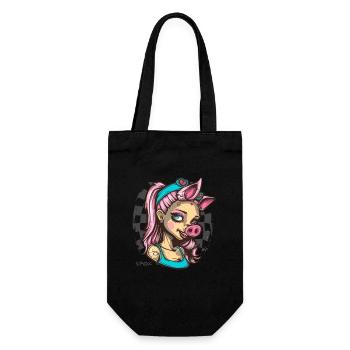 Cosplay mignon Anime fille cochon - Sac à bouteille - noir - Devant