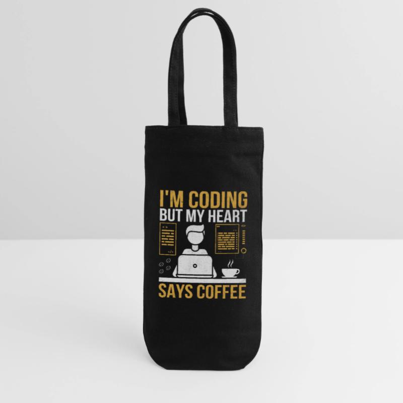 Coffee Coding Programmer Coder Developer Nerd Coff Gift Bag for Bottles