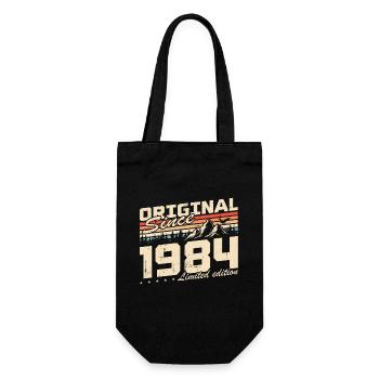 Original Né en 1984 Cadeau d'anniversaire vintage - Sac à bouteille - noir - Devant