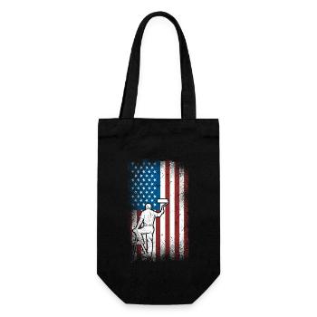 House Painter Decorator American - Gift Bag for Bottles - black - Front