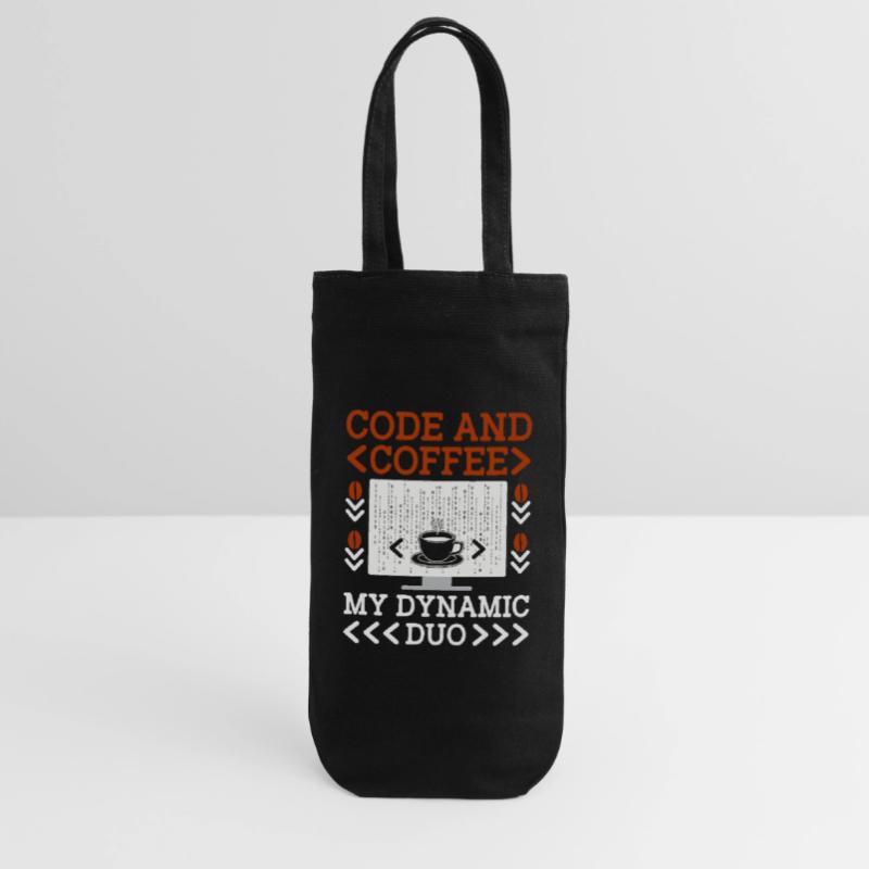 Coffee Coding Programmer Coder Developer Nerd Coff Gift Bag for Bottles
