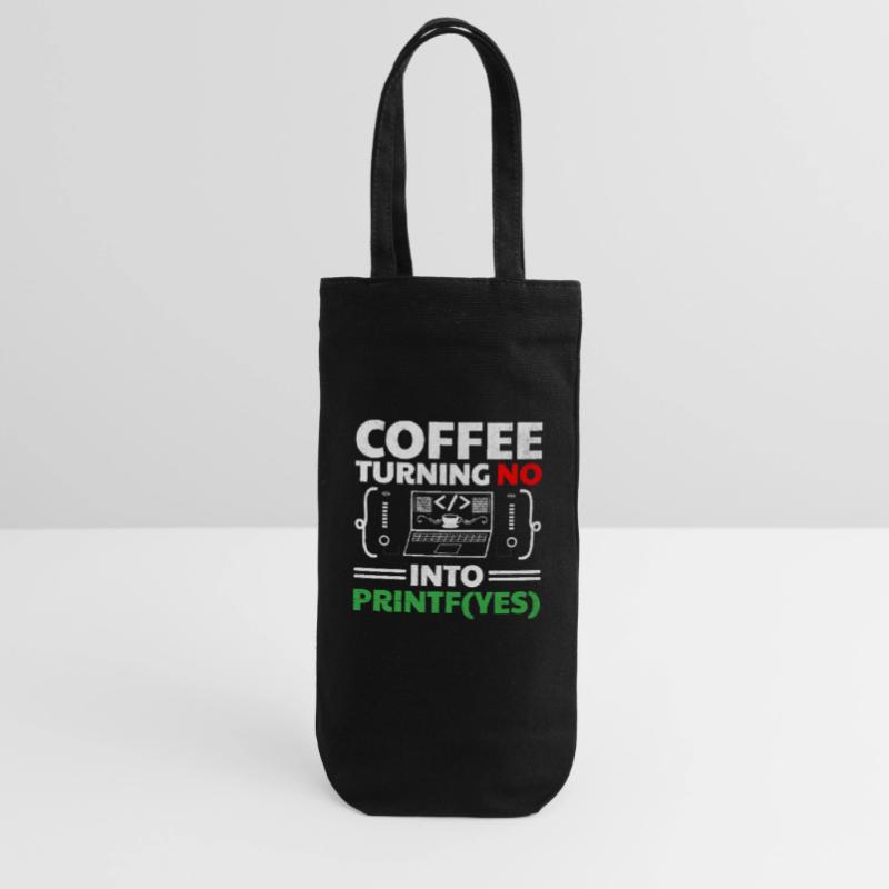 Coffee Coding Programmer Coder Developer Nerd Coff Gift Bag for Bottles