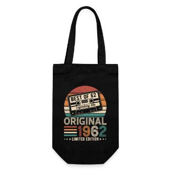 Né en 1962 - Légendes Vintage - Sac à bouteille - noir - Devant