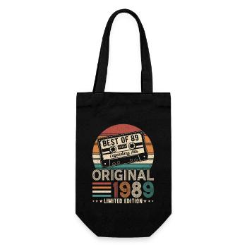 Legenden von '89 - Geschenkbeutel für Flaschen - Schwarz - Vorne